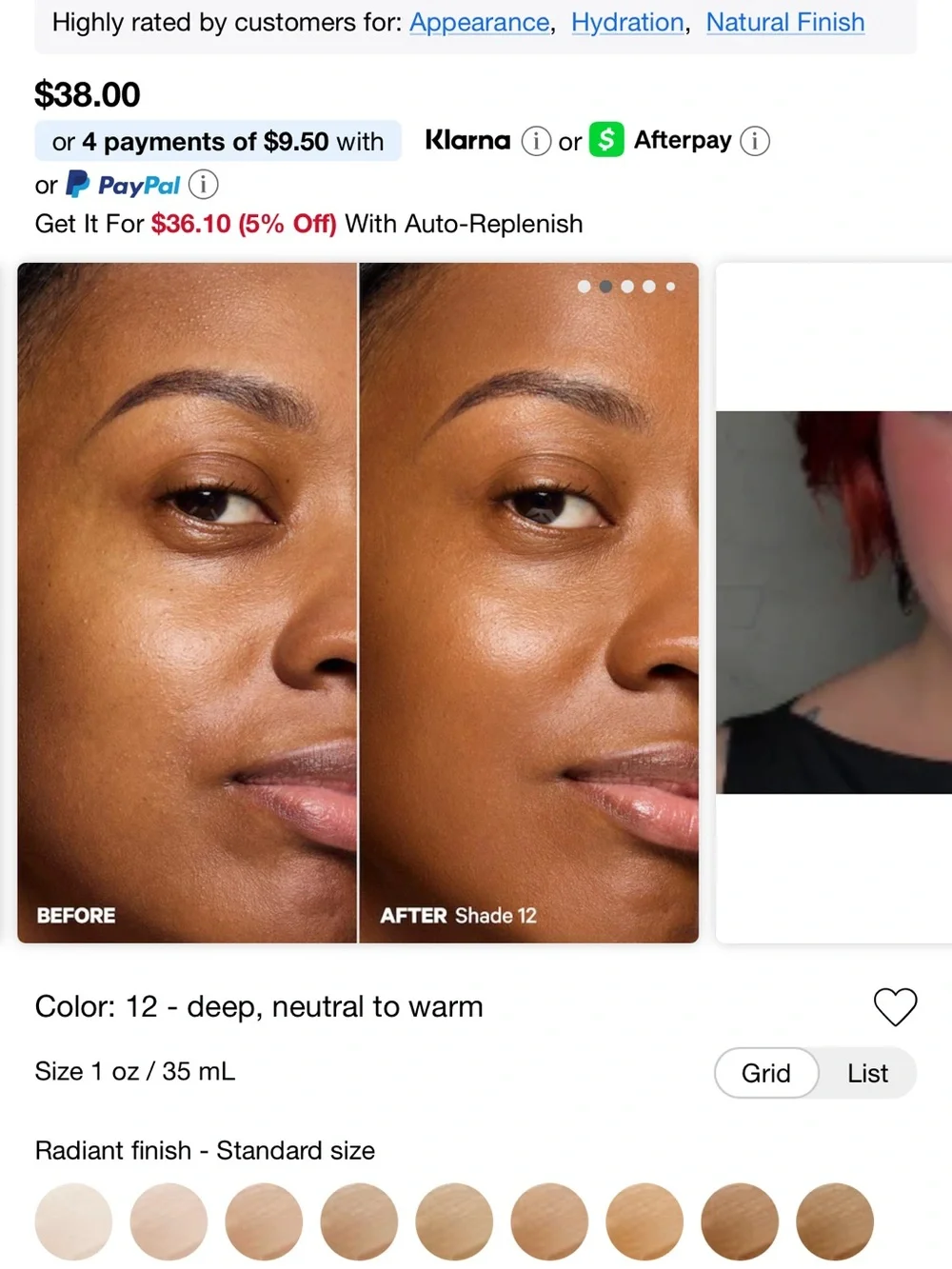Milk Makeup Foundation - Deep Neutral Warm (Rich Brown)